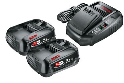 Starter-Set 18V (2 x 2,5 Ah + AL 1830 CV) 