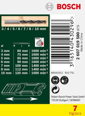 Prom 7-tlg. Mini-X-Line Holzbohrer-Set 