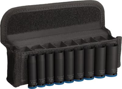 PRO Impact Socket Set, 1/4", tief, 9-tlg. 