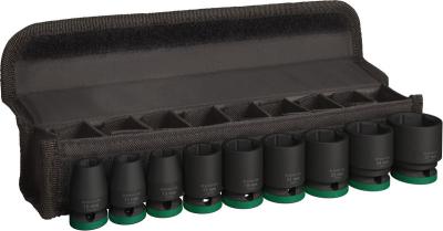 PRO Impact Socket Set, 1/2", Standard, 9-tlg. 