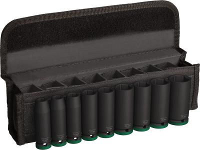 PRO Impact Socket Set, 1/2", tief, 9-tlg. 