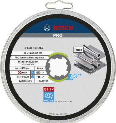 X-LOCK Trennsch.Dose10x125,1mm Std Inox 